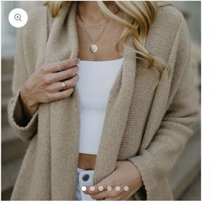 Kindred Bravely Chloe Chunky Cardigan Sweater XS/S Oatmeal